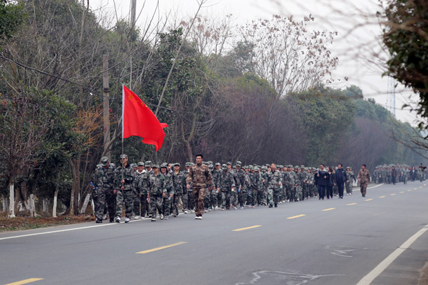 2018级新生军训第三天